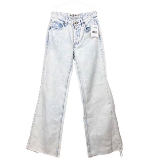 FREE PEOPLE High Rise Straight Flare Jeans NWT - Picture 4 of 6